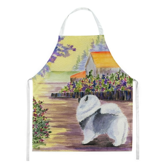 Carolines Treasures SS8452APRON Keeshond Apron Large multicolor