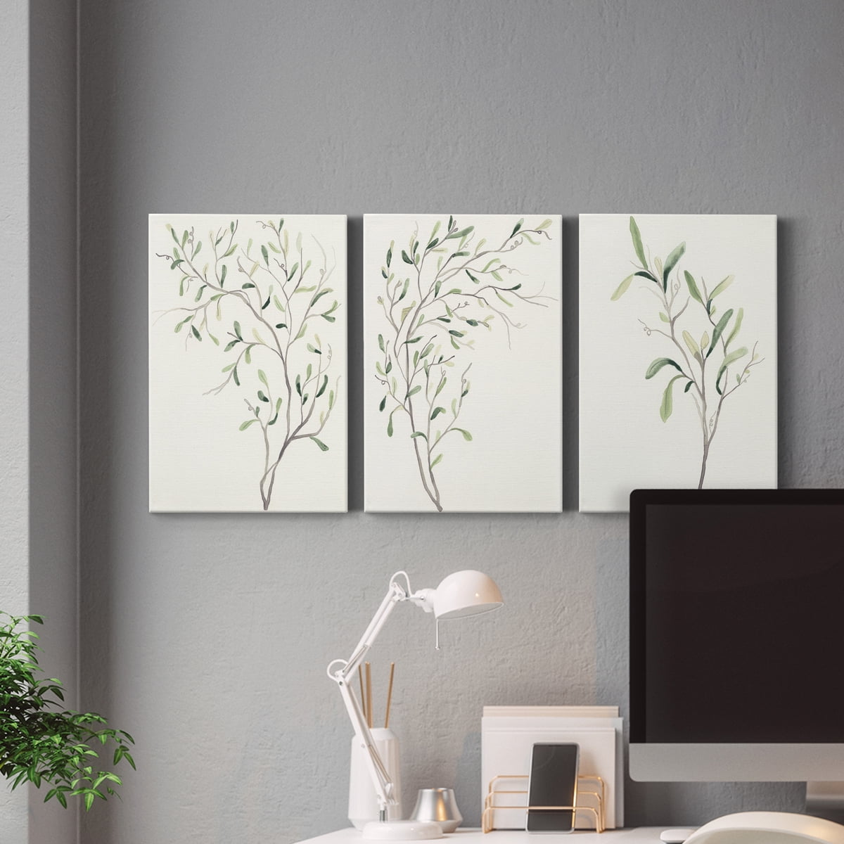 Spindle Sprig I Premium Gallery Wrapped Canvas - Ready to Hang - 24 x 36 Each