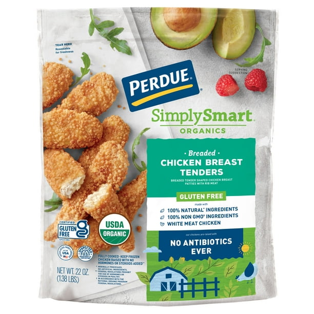 PERDUE SIMPLY SMART ORGANICS Breaded Chicken Breast Tenders Gluten Free