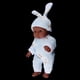 thumbnail image 4 of Muñeca afroamericana pulgadas con ropa, color negr bebé recién nacido, cuerpo de vinilo suave Zulema muñecas reborn de vinilo, 4 of 8
