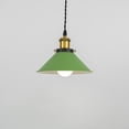thumbnail image 5 of FSLiving Dimmable Chandelier No Wiring Needed Close to Ceiling Lights Fixtures with 3 Pendant Lights with 15ft Plug-in Cord Macaron Green for Living Room Bedroom Kitchen Island - 1 Set, 5 of 8