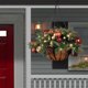 thumbnail image 3 of Cesta colgante de Navidad Artificial con piñas, frutos rojos, luces LED blancas, decoración para jardín de césped interior y exterior, 3 of 7