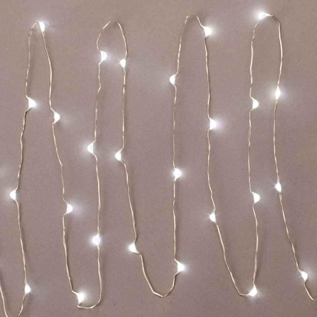 Ivory Hand Dipped LED String Lights ~ 140 Ct Twinkle Light Strand 