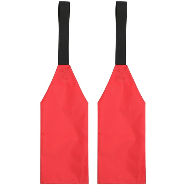 Graflsoa Grands Drapeaux de Sécurité Rouges pour Kayak, Ensemble de 2 - Tissu Oxford Haute Visibilité pour une Sécurité Aquatique Accrue