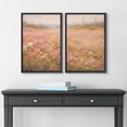 thumbnail image 4 of Framed Canvas Print Wall Art Set of 2 Wildflower Meadow Floral Botanical Vintage Art for Living Room, Bedroom, Office - 16"x24"x2 BLACK, 4 of 7