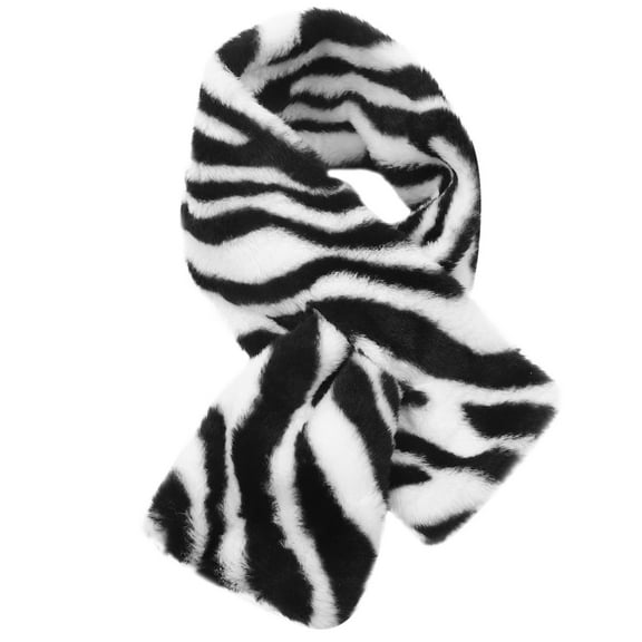 PBPBOX Neck Warmers for Stripe Scarf Multi-colored Stripes 1Pcs Plush for Cold Weather