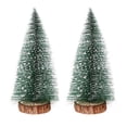 thumbnail image 1 of Mini árboles de Navidad, árboles con base de madera, árboles de mesa de Navidad para decoración navideña de cocina casera, 1 of 5