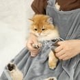 thumbnail image 4 of Darzheoy Adjustable Cat Apron Carrier with Holes Pet Carrier Sleeping Bag Pet Carrier Sling Cat Carrier Bag Cat Carrier Pouch for Small Sized Animals, 4 of 8
