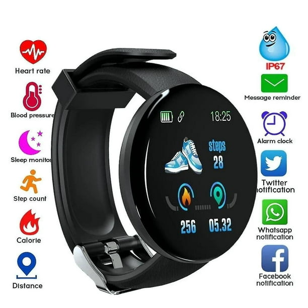Reloj inteligente redondo hombre sale