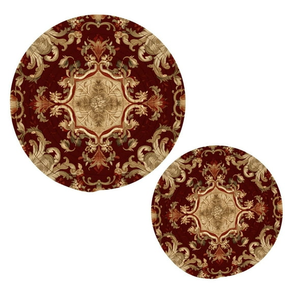 Indian Mandala Pot Holders Set Trivets Hot Pads Cotton Mats for Cooking