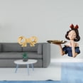 thumbnail image 2 of Tirador de muebles con forma de lazo de latón estilo princesa, diseño moderno, tirador para armario, estatua de resina, llavero, bandeja, bonito, fáci, 2 of 8