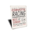 thumbnail image 3 of Corvette Racing Championship Novelty Sign, Metal Wall Decor - 10x14 inches, 3 of 4