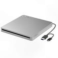 thumbnail image 1 of External Blu Ray DVD Drive, USB 3.0 and Type-C CD DVD Player for Laptop and PC, 1 of 4
