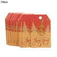thumbnail image 1 of Ruiboury 100pcs Christmas Hangtags Decorative Paper Tags Christmas Tree Labels for Wrapping Decor, Type 6, 1 of 7