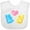 AA-White, variant on Inktastic Cute Gummy Bears and Heart Boys or Girls Baby Bib