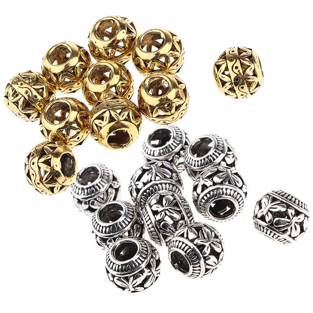 20 Piezas Clips de Anillos Salvador Cabello Decoración Plata Dorada