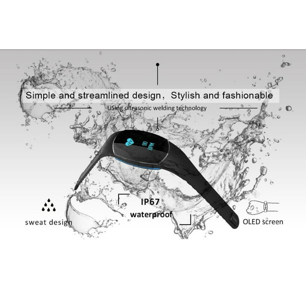 SH09U Smart Bracelet Blood Pressure Monitor Heart Rate Waterproof