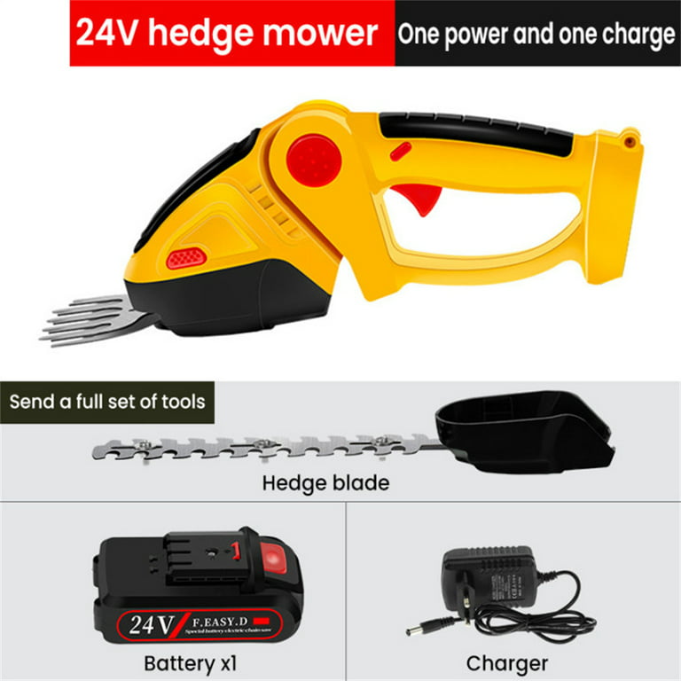 EVEAGE 15.74 in. 20-Volt Cordless Grass Shears, Handheld Grass Trimmer, 2  in 1 Electric Grass Clippers and Power Hedge Shears LSLBJIPX1（20V）-708/YCQ  - The Home Depot