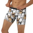 thumbnail image 3 of Salouo French Bulldog 2 Pattern Men's Boxer Briefs, Soft & Breathable Underwear Elastic Waistband Briefs for Men,1-Pack, 3 of 7