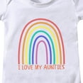 thumbnail image 3 of KTMKH Baby Clothing Toddler Clothes Rainbow Print I LOVE MY ANTIES Baby Playsuit For 0 To 24 Months Baby For 0-3 Months, 3 of 3
