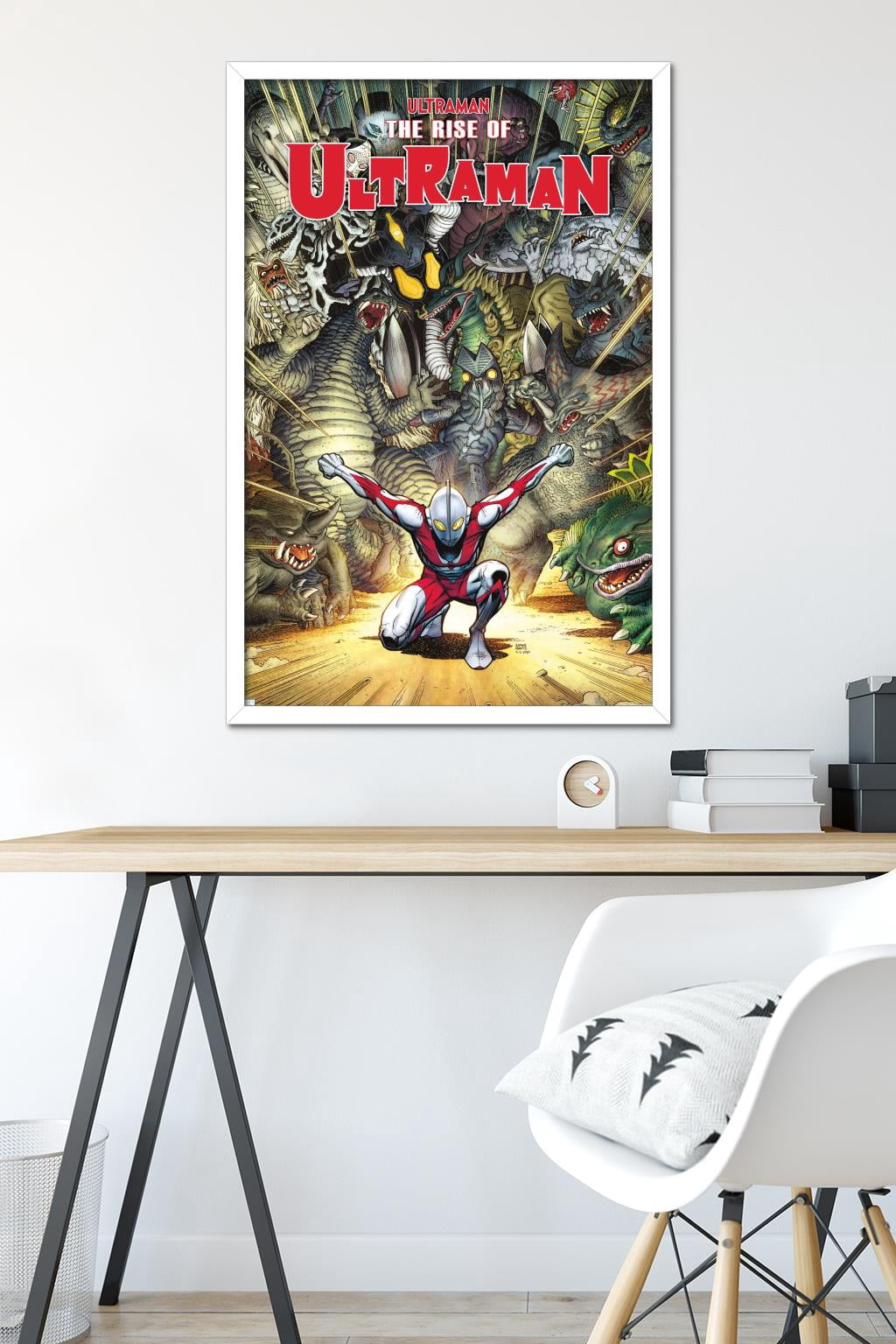 The Rise of Ultraman - Cover #2 Variant by Arthur Adams Wall Poster, 22.375" x 34" Framed