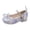White, variant on Glitter Shoes for Girls Little Kids Girls Dress Pumps Glitter Sequins Princess Low Heels Princess Dress Shoes Party Dance Shoes Rhinestone Sandals Blue,3 Big Kid