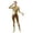 A-Gold226, variant on Women Shiny Full Bodysuit Slim Fit Zippered Unitard Performance Stage Bodysuits