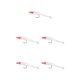 thumbnail image 3 of Señuelos de Pesca Eigraketly 6 Piezas Accesorios de Cebo de Simulación Profesional CBP028657, 3 of 4