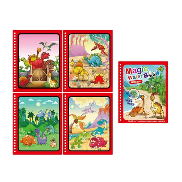 Download Magic Water Book Set Water Coloring Book With Water Pen For Kids Walmart Com Walmart Com