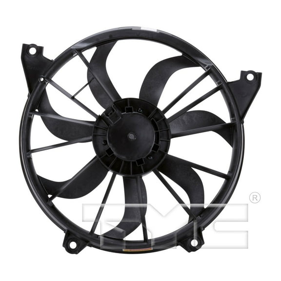 TYC 622520 Dual Radiator and Condenser Fan Assembly For 09-16 Dodge Journey