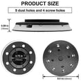 thumbnail image 5 of 492280 Sanding Pad, 125mm (5-Inch),8 Holes, Compatible with, 5 of 5