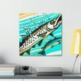 thumbnail image 4 of Barracuda in Pop Art. - Canvas, 4 of 10