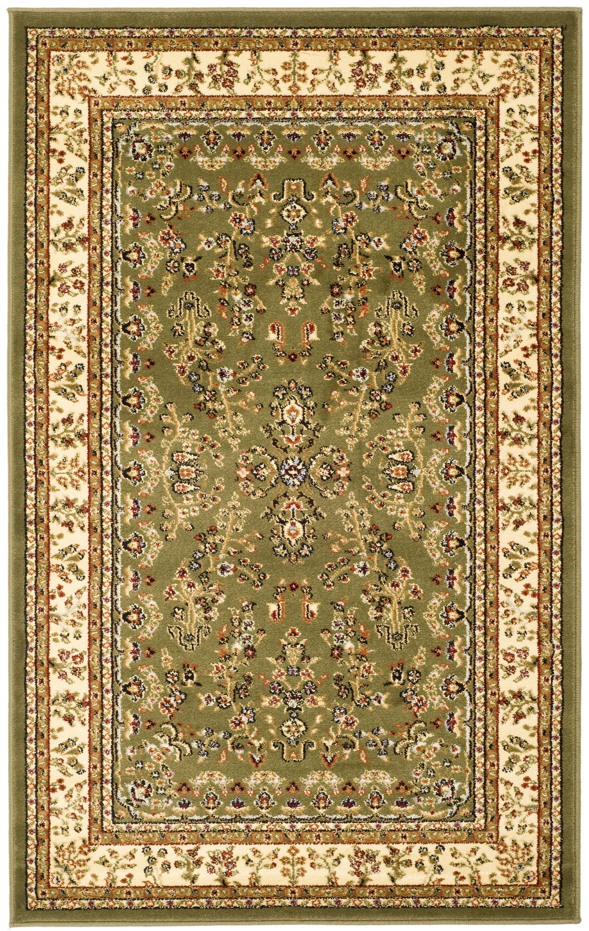 Safavieh Lyndhurst Isadora Floral Area Rug, Sage/Ivory, 2' x 3'