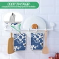 thumbnail image 4 of Yayeee Pot Holders Kitchen Heat Resistant with Pockets 7"x9.8" Cotton Oven Cooking Hot Pads, Floral Ocean Waves, 4 of 7