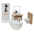 thumbnail image 4 of Juego de baño para casa de muñecas de 5 piezas, escala 1:12, muebles en miniatura, regalo de cumpleaños para niños, cuarto de ducha, juguetes de, 4 of 9