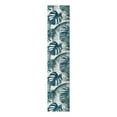 thumbnail image 6 of Unique Loom Blossom Collection Area Rug - Montego (2' 7" x 12' Runner Ivory/Blue), 6 of 7