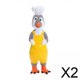 thumbnail image 1 of Divertido pollo chillón,Juguete de goma para masticar perros,juguete interactivo,Juguete de látex con forma de pollo chillón,juguetes para perros chillones,Pollos de goma chillones para, 1 of 8