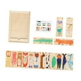 thumbnail image 2 of Puzzles de madera para niños, puzzles educativos, regalo a juego, reconocimiento, mezcla y combina conjuntos, puzzle para niños y niñas a partir de 3, 2 of 9