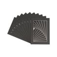 thumbnail image 2 of Textured Black Acid Free 8x10 Backing Board - Uncut Photo Mat Board - 50 Sheets, 2 of 3