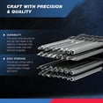 NEIKO 10224A 1/4" Extra Long Security Bit Set, 32 Piece Screwdriver Bit ...