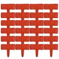 thumbnail image 3 of JWZZYD Plastic Garden Edging Border, 24-Pack Faux Stone Landscape Edging for Yard and Flower Beds, Easy Install Weatherproof Border for DIY Lawn and Pathway Decoration, Red, 3 of 6