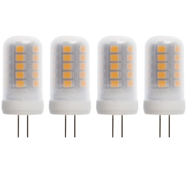 Voor u bruiloft Lijkt op 3-Watt (20W Equivalent) G4 Base Bi-Pin LED Bulb Halogen Replacement Lights  for Landscape Lighting, Recessed LIghting, Track Lighting, 12V, 3000K, 300  Lumens, 4-Pack - Walmart.com