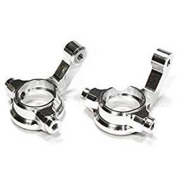 Integy RC Hobby C26079SILVER Billet Machined Steering Knuckle for Associated RC10B5 & B5M (ASC90003
