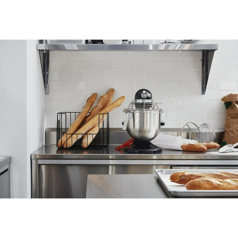 KitchenAid Commercial 8-Quart Bowl-Lift Stand Mixer with Bowl Guard |  Contour Silver