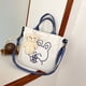 thumbnail image 1 of Bolso de mensajero de lona bolso de mensajero solo bolso de hombro Bolso de lona portátil Elegante solo bolso de hombro Patrón lindo Bolso de mensajero de lona3, 1 of 1