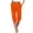 Orange, variant on Capri Pants for Women Summer Casual Elastic High Waist Drawstring Cropped Yoga Jogger Pants with Pockets