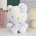 thumbnail image 1 of Muñeco de peluche de gato Sanria KT vestido Kawaii de alta calidad, regalo de cumpleaños para niños, decoración Adorable para el hogar, 1 of 4