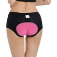 thumbnail image 2 of Ropa interior de ciclismo para mujer, con acolchado de gel 3D, malla transpirable, pantalones cortos para ciclismo de montaña, 2 of 5