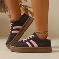 thumbnail image 5 of Women Classic Retro Gum Sole Fashion Sneakers Casual Tennis Skate Shoe Genuine Leather Walking Footwear Anti Slip Trainers, 5 of 6