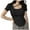 #01 Black 【Stock Up in Style: Mix & Match Any 2 Colors】, variant on Women's Loose Fit Short Sleeve T-Shirt Tops Tees Casual Daily Wear Vacation Travel Loungewear Fashion Essential Gift for Women | Ihhddx,Black Free Size
